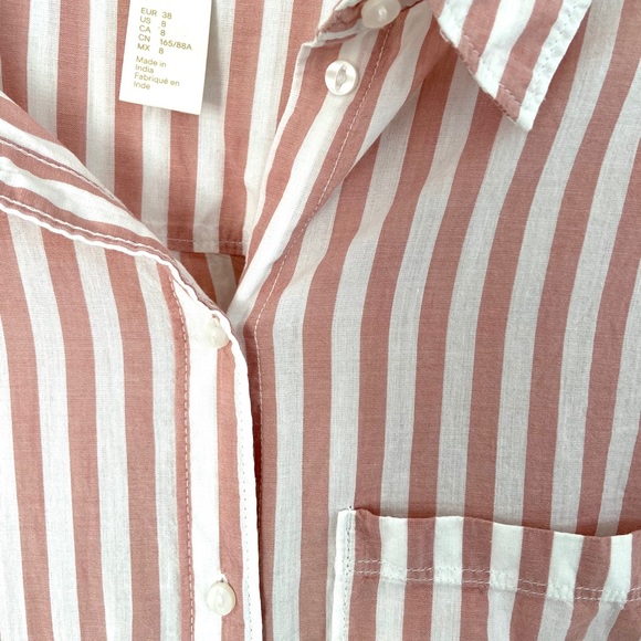 Striped Button-Up Top! - Picture 2 of 2